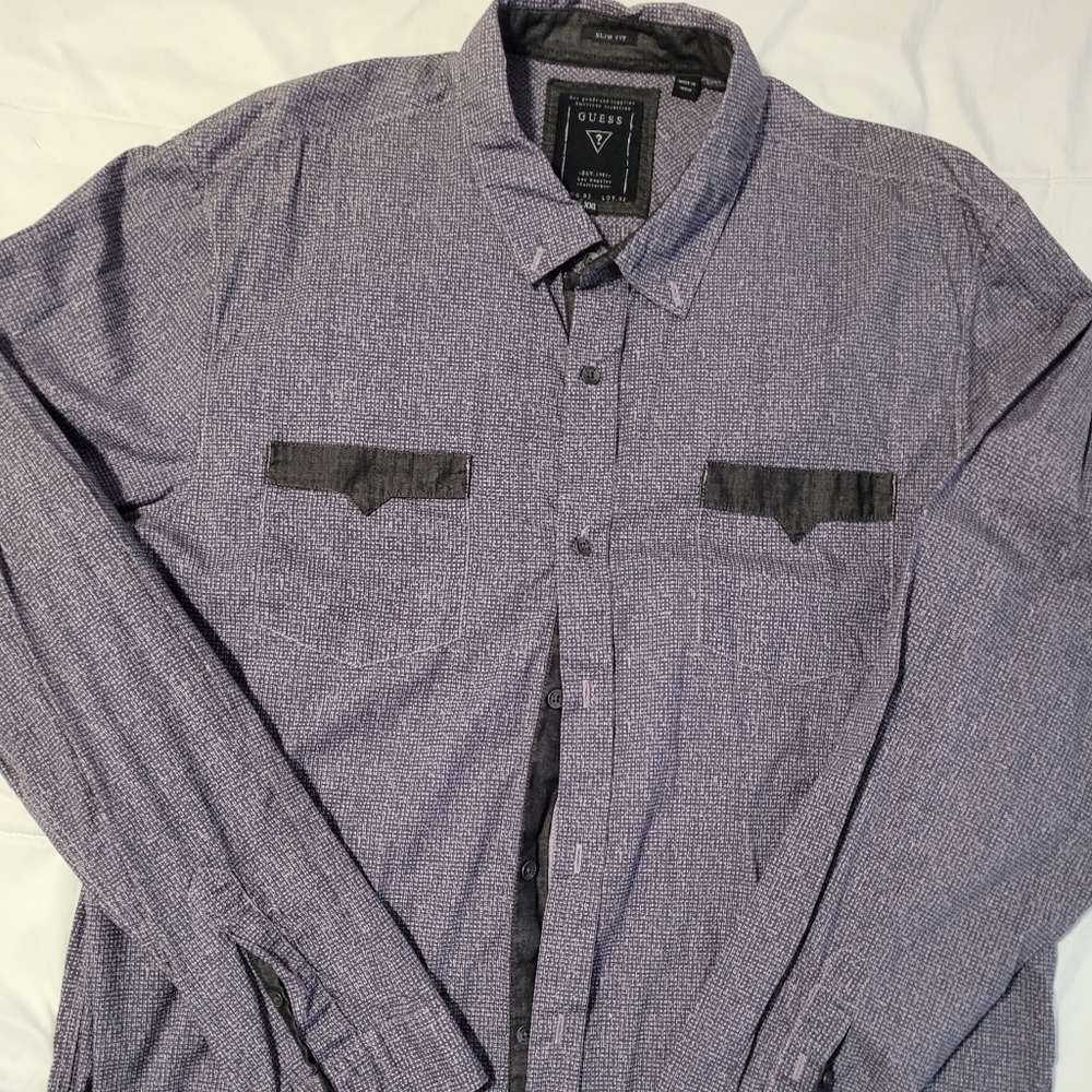 Mens Guess long sleeve shirt